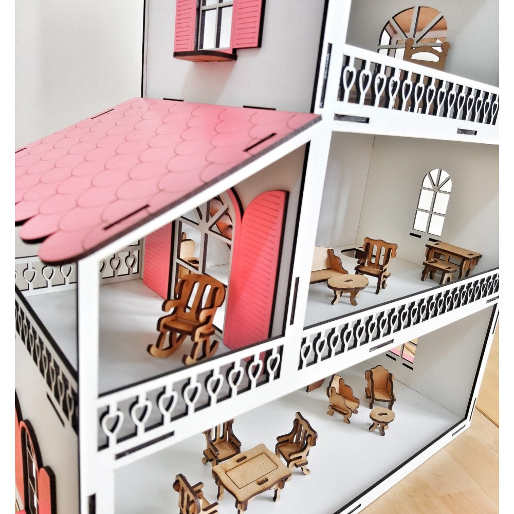 Ahşap Oyuncak Oyun Evi ( BURSA Dükkan Teslim )